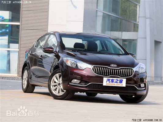 K3 Kia Subcompact Car 4 portas Sedan com tela sensível ao toque de alta resolução