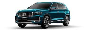 Moderno SUV Geely Manjaro Cor Verde Alta Velocidade 5 lugares SUV Mid Size
