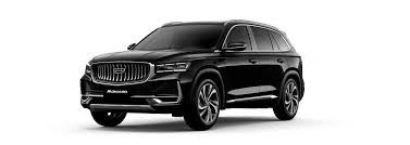 Último Geely Manjaro 2025 SUV Carro Preto Cor Com 2.0L 4 cilindros Motor