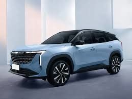 Blue Color Geely Atlas Boue Mini SUV Cidade de gasolina Carro de alta velocidade