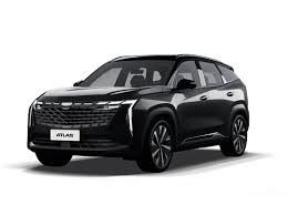 Cor preta Geely Atlas Boue SUV Automóvel a gasolina Veículo de tração dianteira